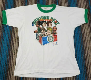 Hottertees Vintage 80s World Champs NBA Boston Celtics Shirt